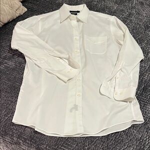 Lauren Ralph Lauren Men's White Long-Sleeve Button-Down Shirt